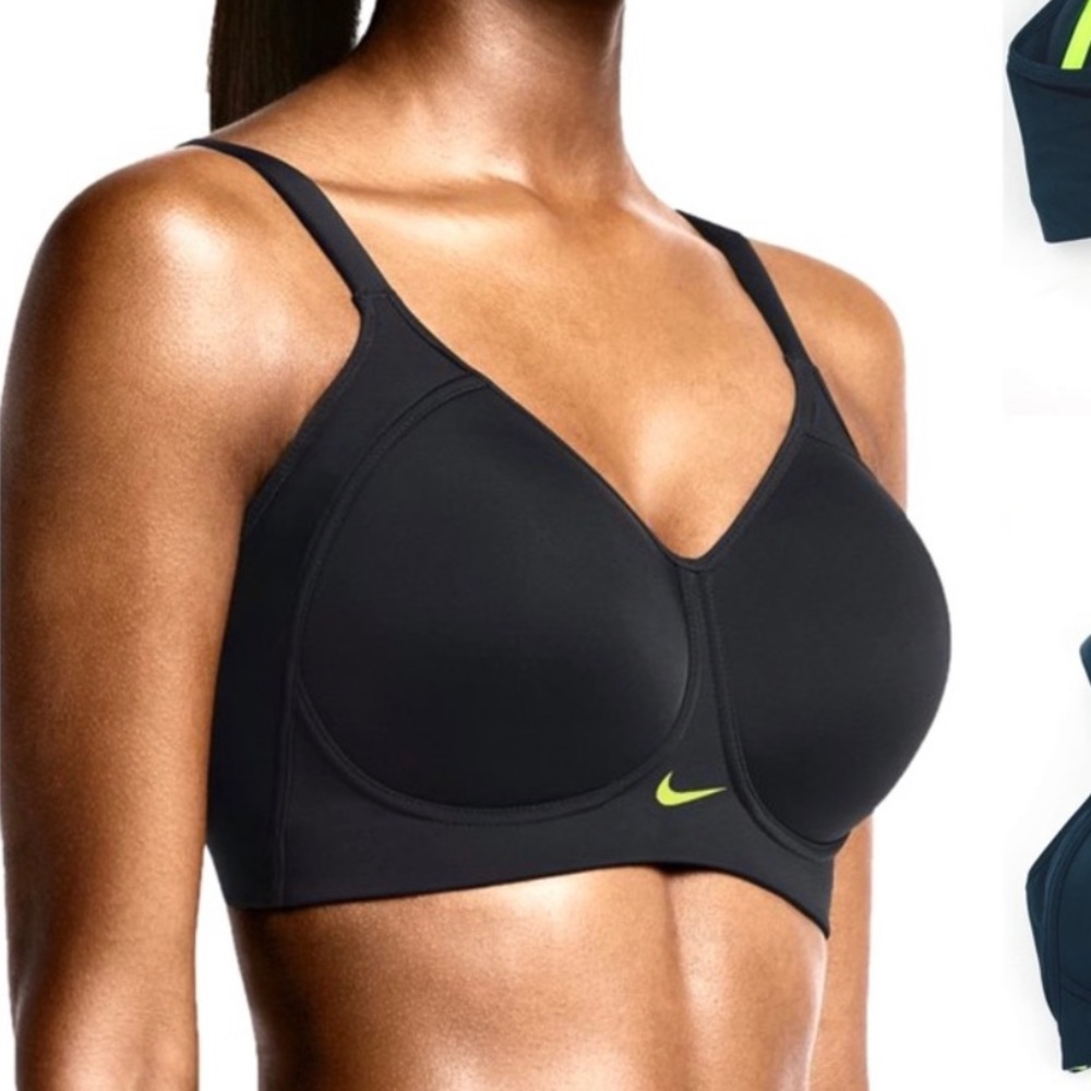 Nike Pro Hero Maximum Control Sports Bra
Black 360 Degree High Support